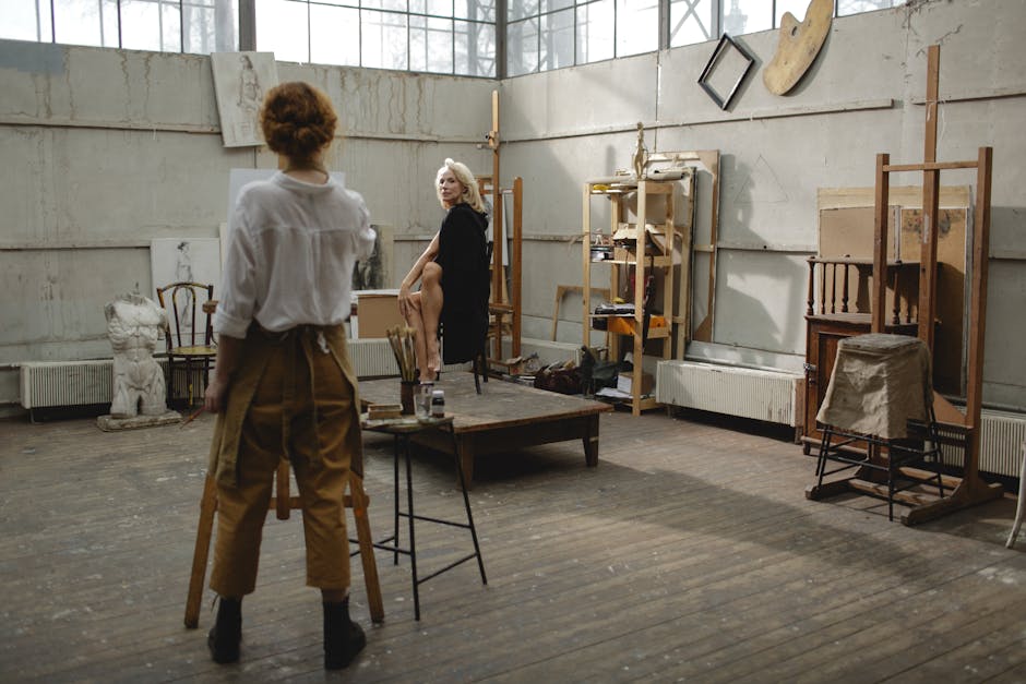 artist sketching Piazza della Signoria daylight