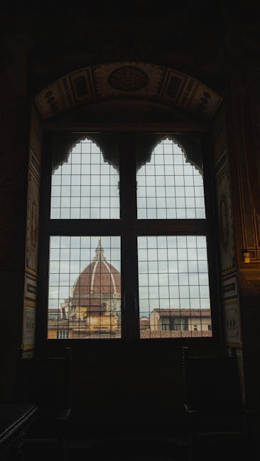 Brunelleschi dome interior climb view