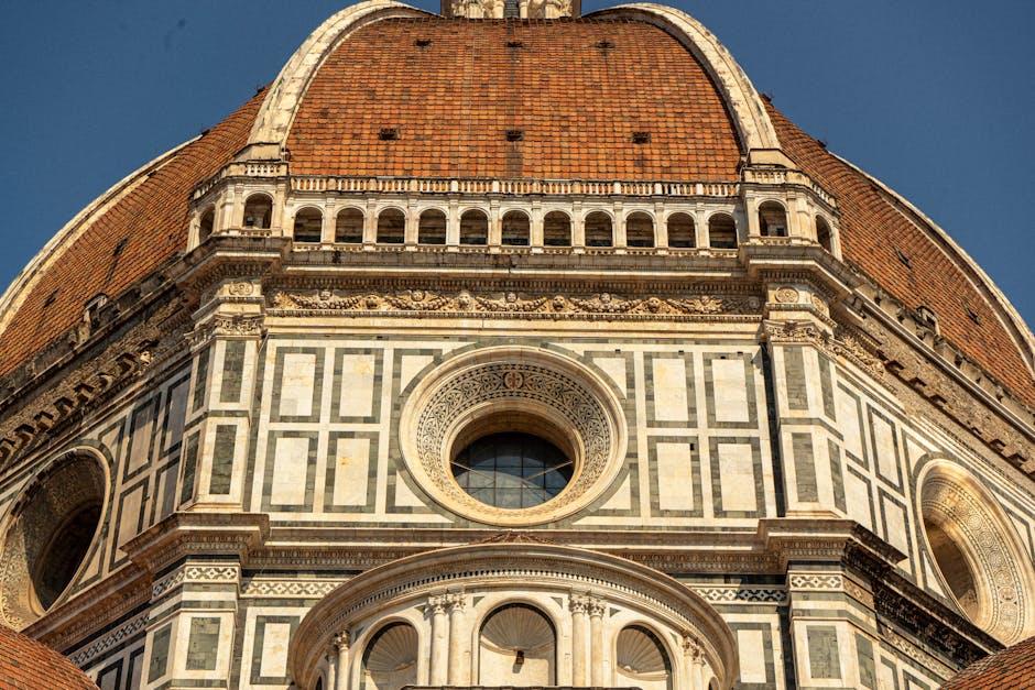 Visites thématiques : Florence et la Renaissance 1 Duomo Cattedrale di Santa Maria del Fiore dome close-up