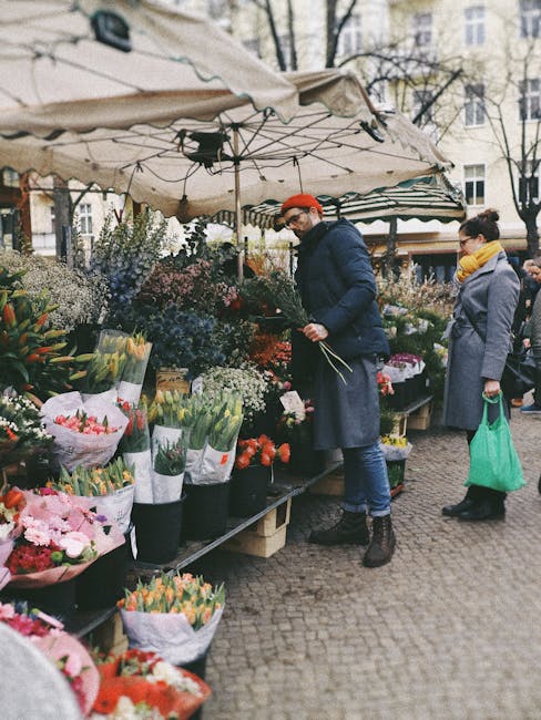 Où offrir des fleurs à Florence : adresses charmantes 6 florence mercato centrale fresh flower stalls