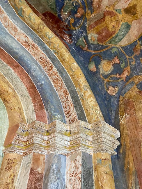 Italian Renaissance painting closeup details