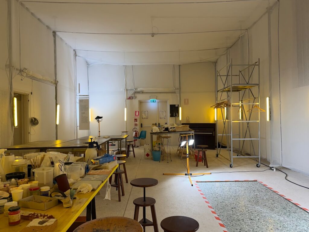 prato contemporary art museum family workshop interior