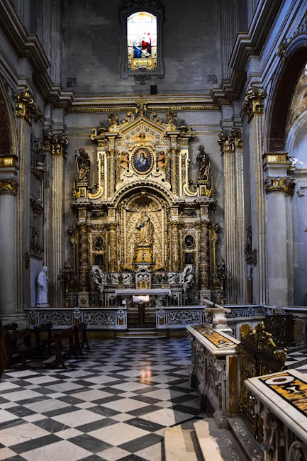 san lorenzo medici chapel ornate gilded columns