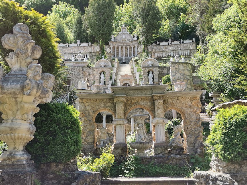Explorer les grottes et grottes artificielles Boboli 4 boboli gardens artificial grotto ornate stone reliefs