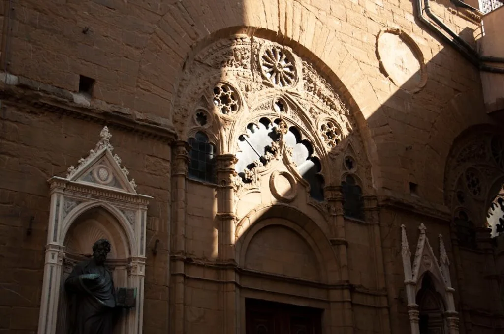 Santa Croce exterior basilica facade afternoon