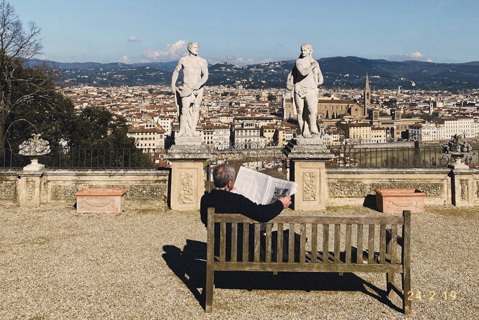 Balade romantique au jardin Bardini Florence travel tourism landmark